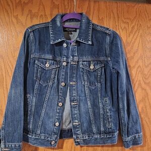 Lucky Brand Dark Wash Denim Jacket - Blue